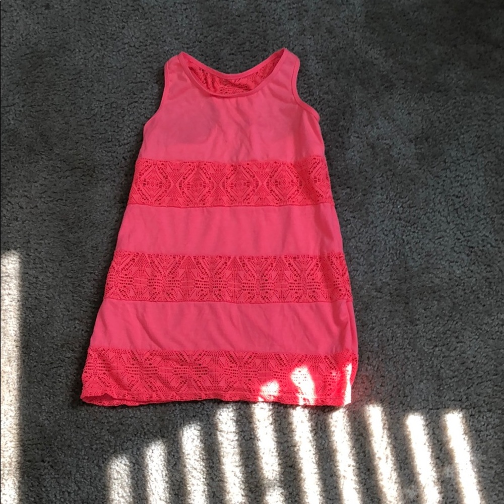 SO hot pink tank top